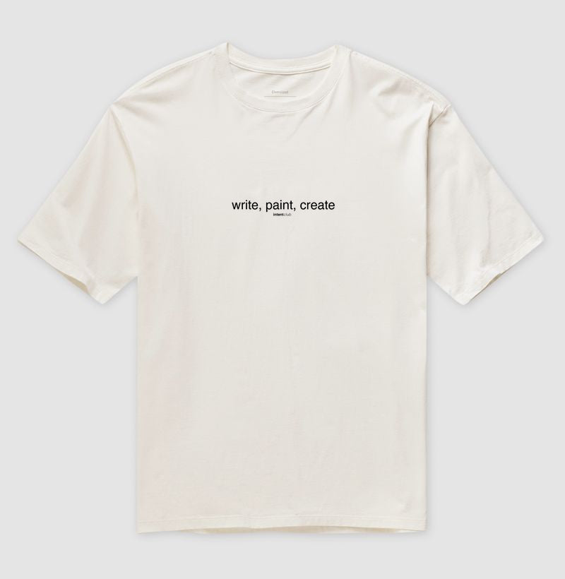 write, paint, create