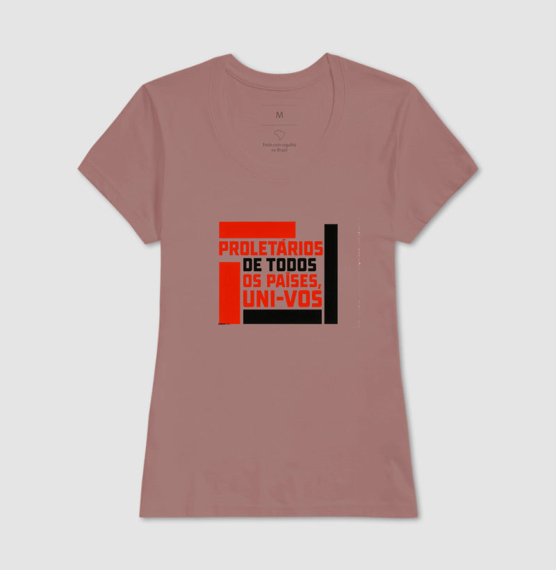Camiseta Basica - Proletários de Todos os Países - Collection 00R